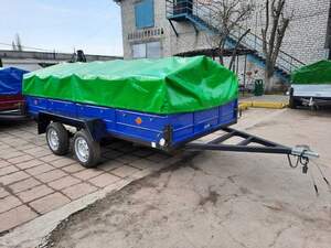 Новый двухосный прицеп 3800х1800
